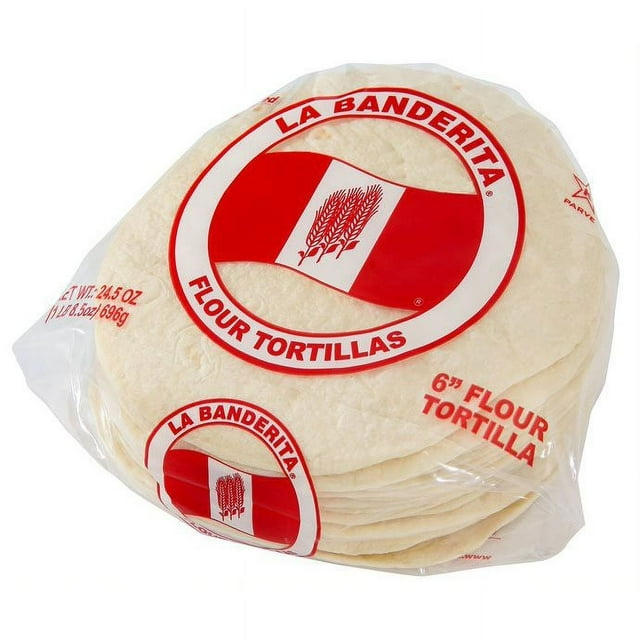 La Banderita Flour Tortillas 6 in., 24 pk.