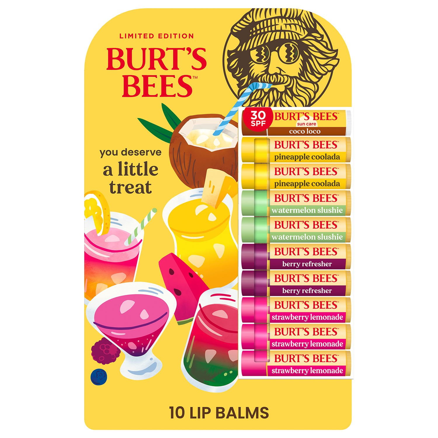 Burt's Bees Drink Inspired Lip Balm Pack, Limited Edition 10 pk. - Samsclub.com Burt's Bees Drink Inspired Lip Balm Pack, Limited Edition 10 pk. - Samsclub.com