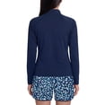 thumbnail image 3 of Lands' End Women's Quarter Zip Rashguard, 3 of 6