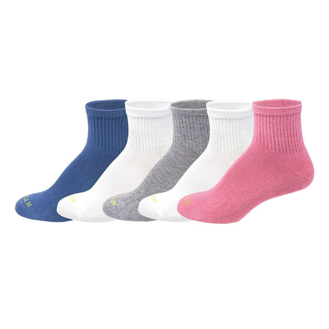 Hue Women's 5-Pack Cotton Mini Crew Sock