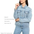 thumbnail image 5 of Seven7 Women's Denim Trucker Jacket, 5 of 8