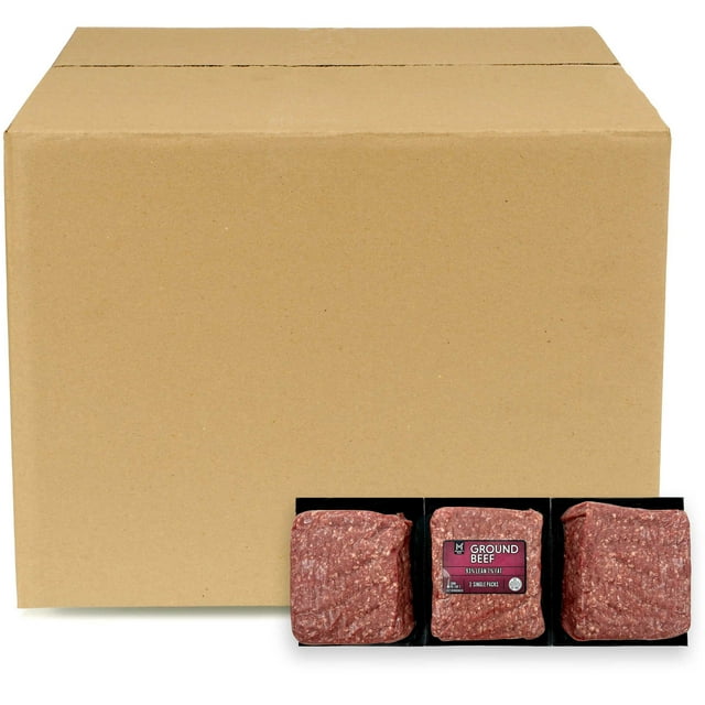 Member's Mark 93/7 Ground Beef, Case, priced per pound