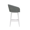 thumbnail image 10 of HH2 Home Upholstered Barrel Back Wood Adjustable Height Swivel Bar Stool, 10 of 20