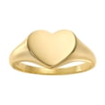thumbnail image 1 of Signet Heart Shape Ring in 14K Yellow Gold, 1 of 5