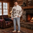 thumbnail image 7 of State Of Mine Men’s Sherpa Quarter Zip Pullover, 7 of 8