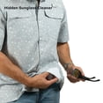 thumbnail image 7 of Habit Men's Short Sleeve 50+ UPF Camp Fishing Shirt, 7 of 8