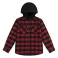 thumbnail image 7 of Levi's Boys Hooded Flannel Shirt, 7 of 8