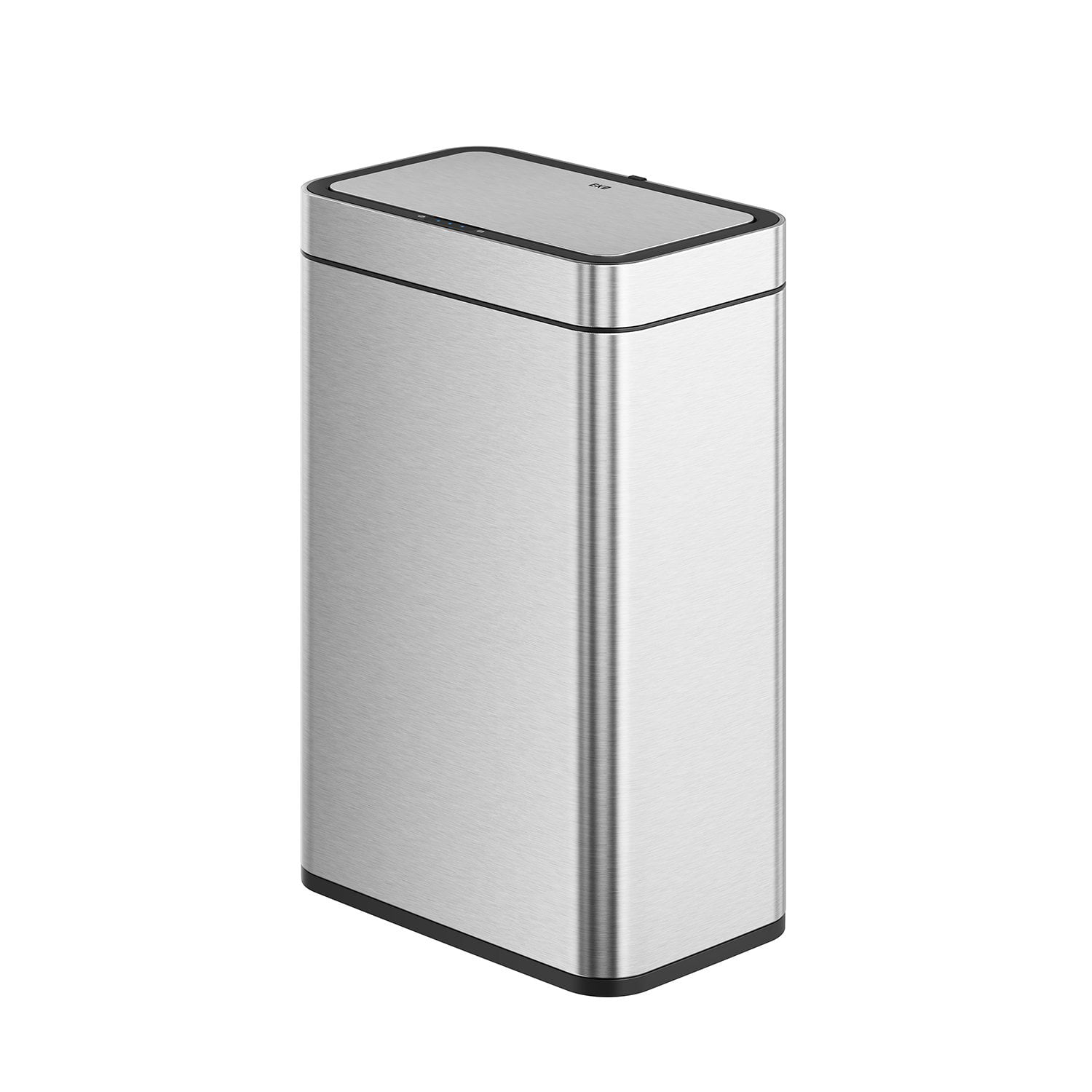 EKO Matte Stainless Steel Motion Sensor Kitchen Trash Can 13.2 Gallon