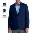 thumbnail image 7 of Haggar Men's Stretch Gabardine Tailored Fit Travel Blazer, 7 of 8