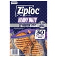 thumbnail image 1 of Ziploc Brand Heavy Duty Gallon Storage Bags, Seal Top Closure, 30 ct., 1 of 7