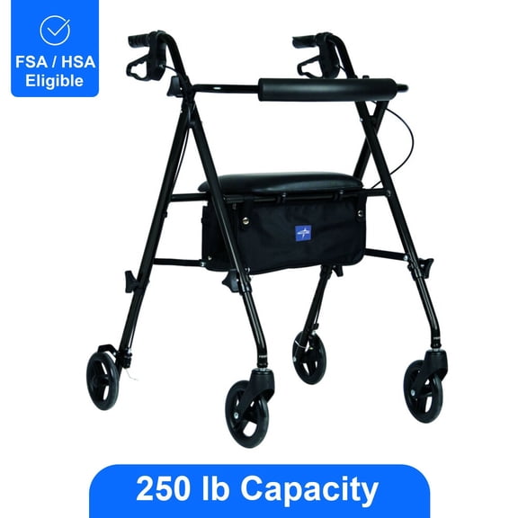 Medline Ultra Lightweight Rollator (Assorted Colors)