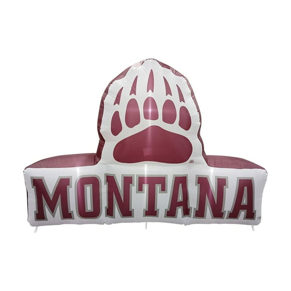 Logo Brands Montana Grizzlies Pre-Lit 7’x10’ Team Inflatable