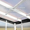 thumbnail image 10 of Backyard Discovery 9' x 6' Slant Roof Cedar Greenhouse in White - DIY, 10 of 13