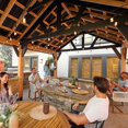 thumbnail image 6 of Range Cedar and Steel Gazebo with Lofted Roof and PowerPort, 6 of 10