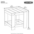 thumbnail image 9 of Lifetime Weather-Resistant Adirondack Table, 9 of 13