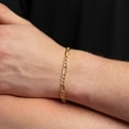 thumbnail image 5 of Lite Figaro Bracelet in 14K Gold, 5 of 5