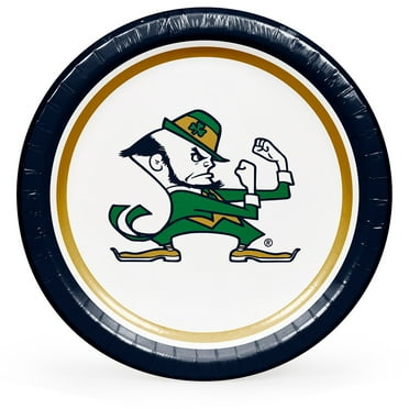 Collegiate Round Paper Plates, 10", 85 ct., Choose Your Team