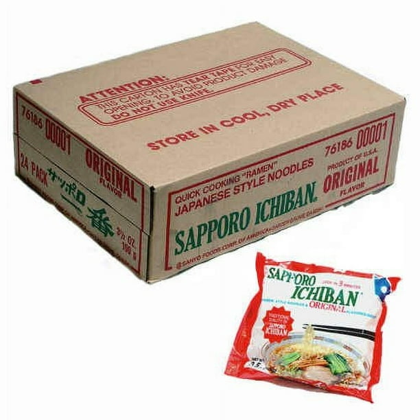 Sapporo Ichiban Japanese Style Noodles, Original 3.5 oz., 24 pk