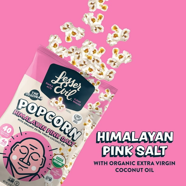Lesser Evil Organic Himalayan Pink Salt Popcorn, 14 oz. - Samsclub.com Lesser Evil Organic Himalayan Pink Salt Popcorn, 14 oz. - Samsclub.com