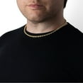 thumbnail image 7 of Semi Solid Rope Chain Necklace in 14K Gold, 7 of 10