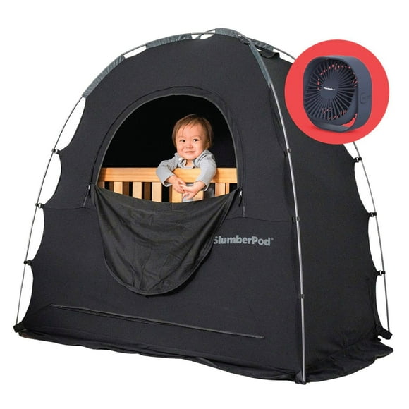 SlumberPod Blackout Portable Privacy Pod Combo with Fan