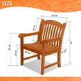 thumbnail image 7 of Amazonia Hayden Teak Outdoor Dining Set, Choose Style, 7 of 8