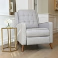 thumbnail image 1 of Indio Mid-Century Fabric Pushback Recliner, Assorted Colors, 1 of 11