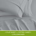 thumbnail image 5 of Purity Home 100% Organic Cotton Brushed Percale Sheet Set, Assorted Sizes, 5 of 5