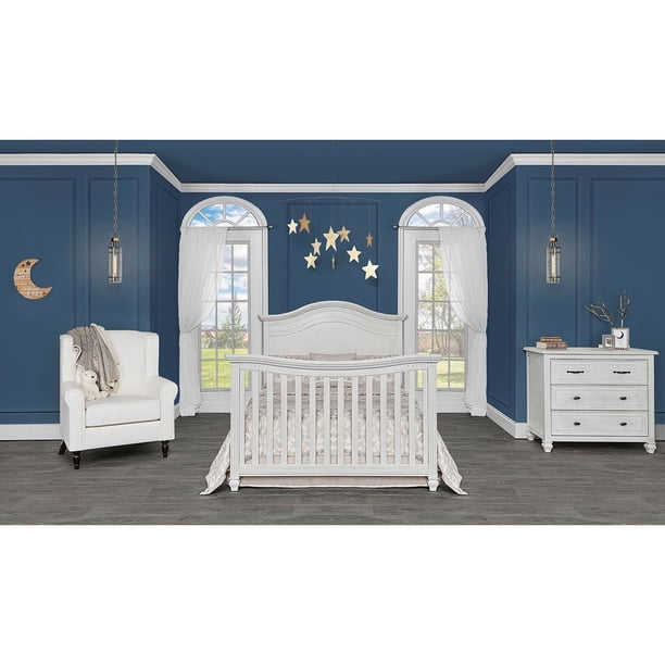 evolur madison dresser antique grey mist 5-in-1 Curved Top Convertible Crib, women's flowing dress