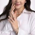 thumbnail image 9 of Lab Created White Sapphire Eternity Band in 14K Gold, 9 of 12