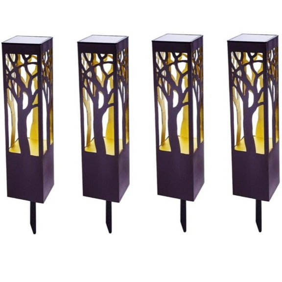 Deck Impressions Solar 12 Lumen Forest Glow Path Lights, 4-Pack