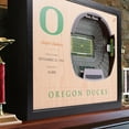 thumbnail image 2 of YouTheFan Oregon Ducks 25-Layer Football Stadium View 3D Wall Art, 2 of 5