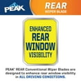 thumbnail image 3 of Peak Rear Wiper Blade - 10", 11", 12", 13", 14", 15", 16", 3 of 5