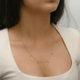thumbnail image 5 of 0.25 CT. T.W. Round Cut Script Diamond Pendant Necklace in 14K Gold, 5 of 5