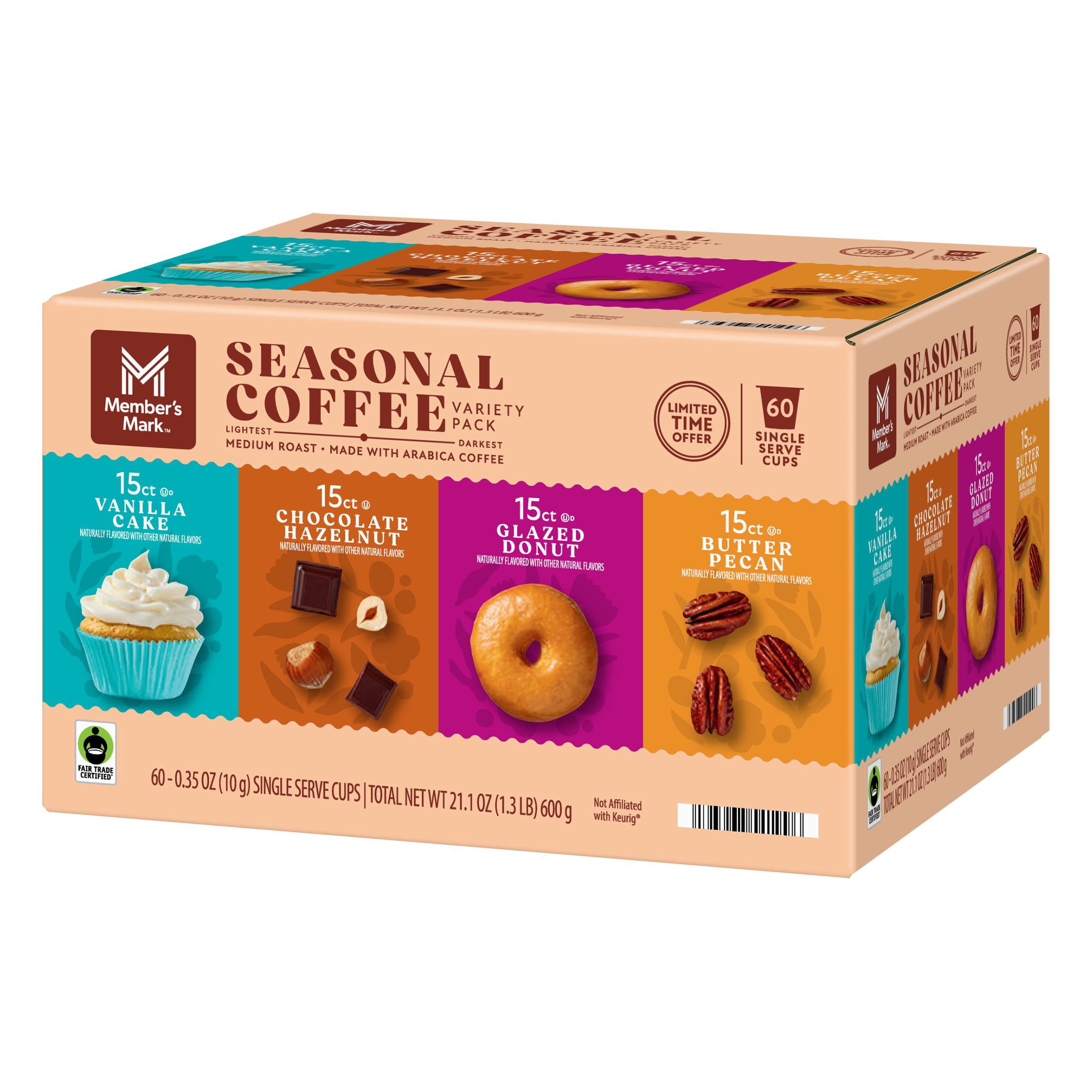 Member's Mark Seasonal Coffee Medium Roast Coffee Pods, Variety