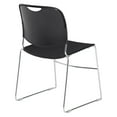 thumbnail image 2 of NPS 8500 Series Ultra-Compact Plastic Stack Chair, Assorted Colors 4 Pack, 2 of 11
