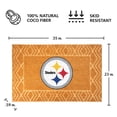 thumbnail image 3 of Logo Brands Pittsburgh Steelers Coir Outdoor Mat, 3 of 3