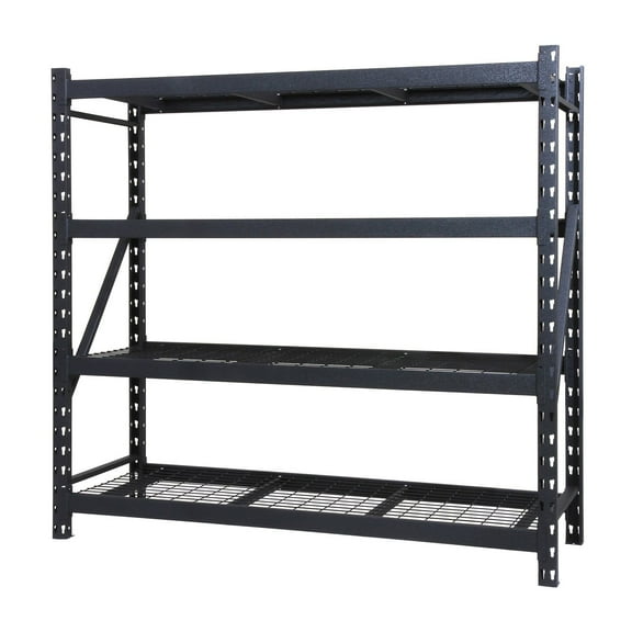 Member's Mark 4 Shelf Industrial Storage Rack, 77" W x 24" D x 72" H