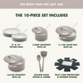 thumbnail image 4 of GreenPan Nova 10-Piece Ceramic Nonstick Cookware Set, 4 of 10