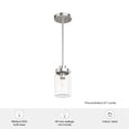 thumbnail image 6 of Hunter Devon Park with Clear Glass Pendant Ceiling Light Fixture, 6 of 10