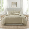 thumbnail image 1 of details by Becki Owens  4-Piece Cherie Stripe Matelassé Comforter Set, Assorted Sizes, 1 of 6
