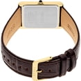 thumbnail image 3 of Seiko Essentials Quartz Gold Dial Brown Leather Strap Watch, 3 of 3