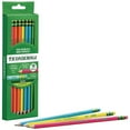 thumbnail image 3 of Ticonderoga Pre-Sharpened Pencil, 2.2 mm, HB (#2), Black Lead, Neon Assorted Barrel Colors, 18/Pack, 3 of 4