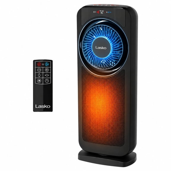 Lasko 30" DUO Comfort Ceramic DC Space Heater and Fan Console with Remote