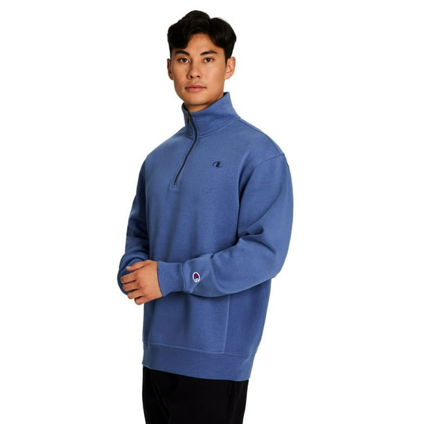 スウェット HOTEL BLUE LOGO CHAMPION 1/4 ZIP SWEAT Champion Men's Quarter-Zip Pullover - Samsclub.com