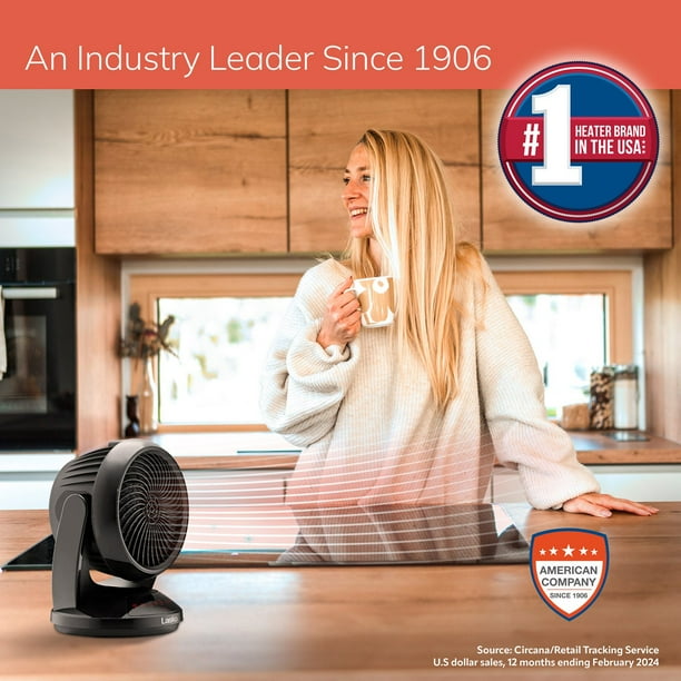 Lasko Whirlwind Heat Orbital Oscillation Ceramic Space Heater with