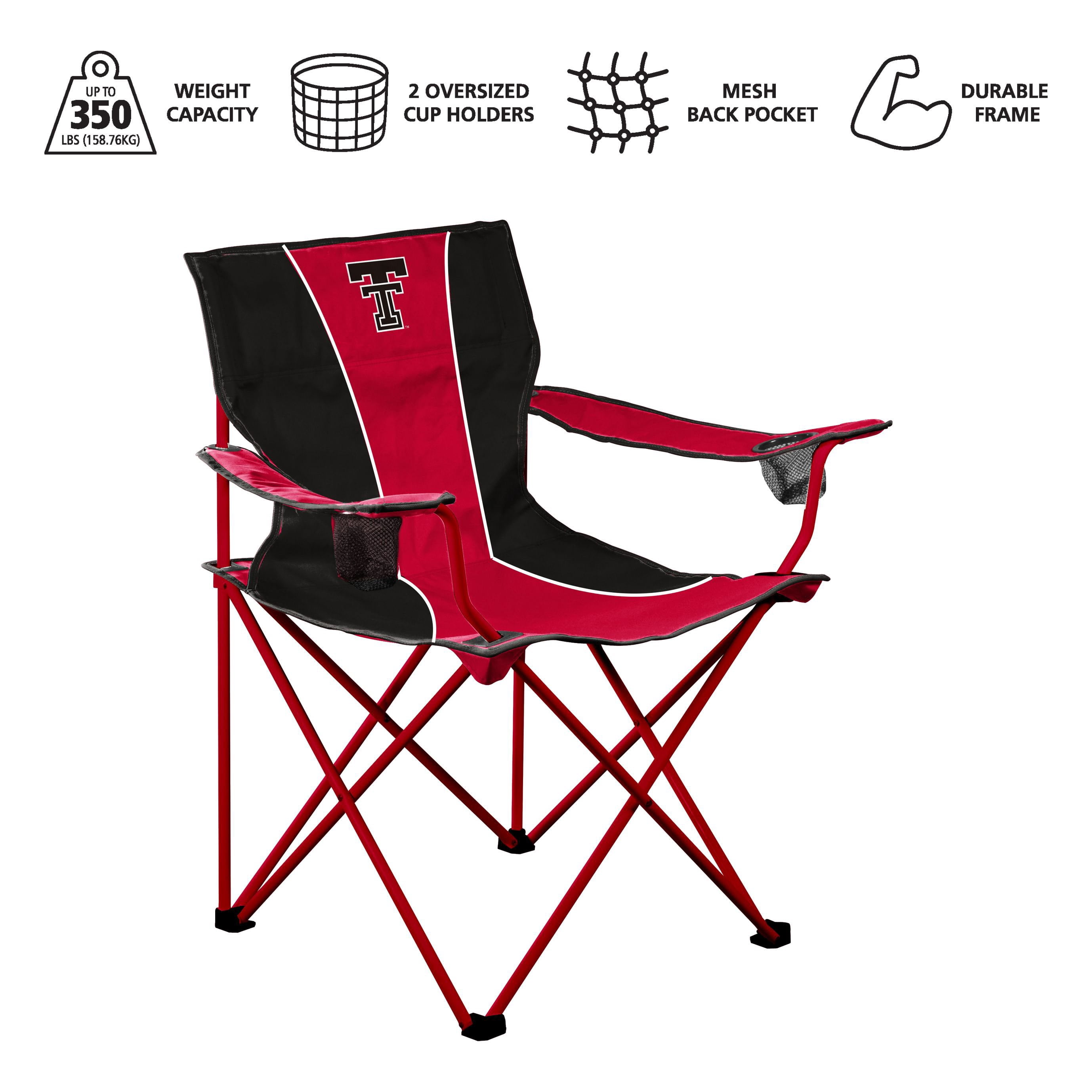 椅子 ttu Logo Brands Texas Tech Red Raiders Sideline XL Chair - Samsclub.com