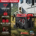 thumbnail image 3 of 4,600 / 3,700 Watt AiPower Dual Fuel Open Frame Inverter Generator With 161cc OHV Engine - XOS4600iDF, 3 of 8