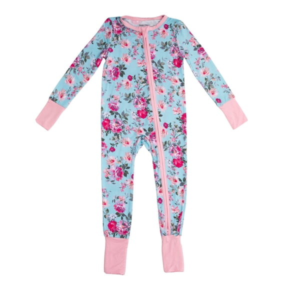 Angel Dear Baby Girls Convertible Zipper Romper
