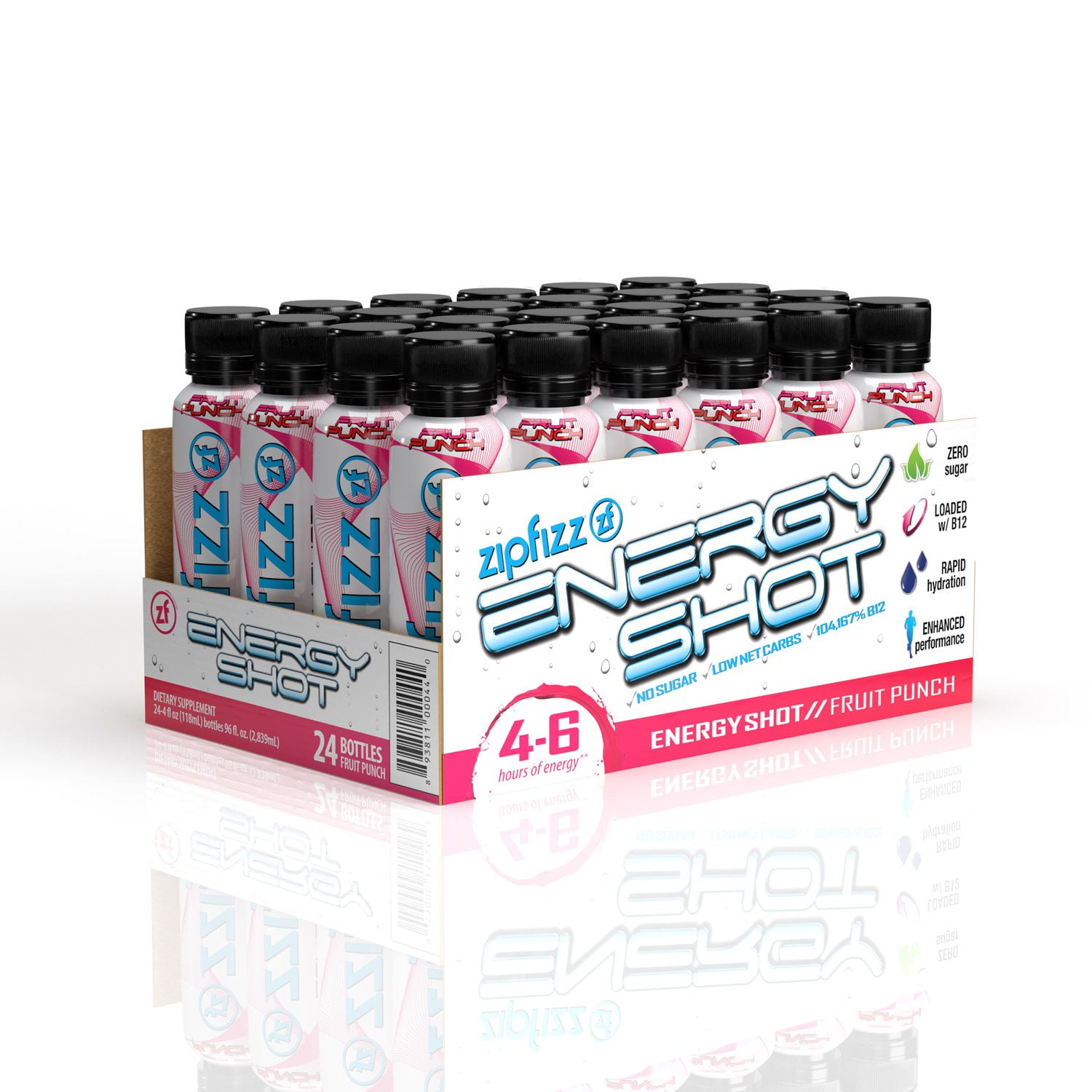 Zipfizz Liquid Energy Shot, Fruit Punch 24 ct. - Samsclub.com